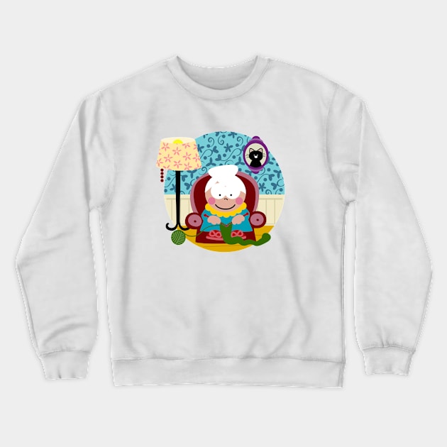 Knitter Crewneck Sweatshirt by soniapascual